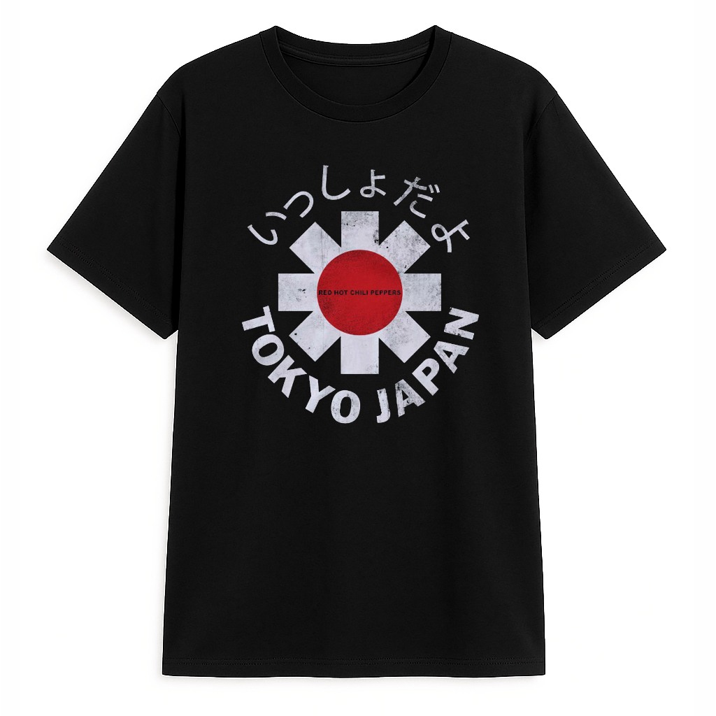 Kaos Red hot Chilli Peppers, rhcp shirt , kaos BAND, KAOS MUSIK, KAOS RHCP --SABLON PLASTISOL- Kaos 