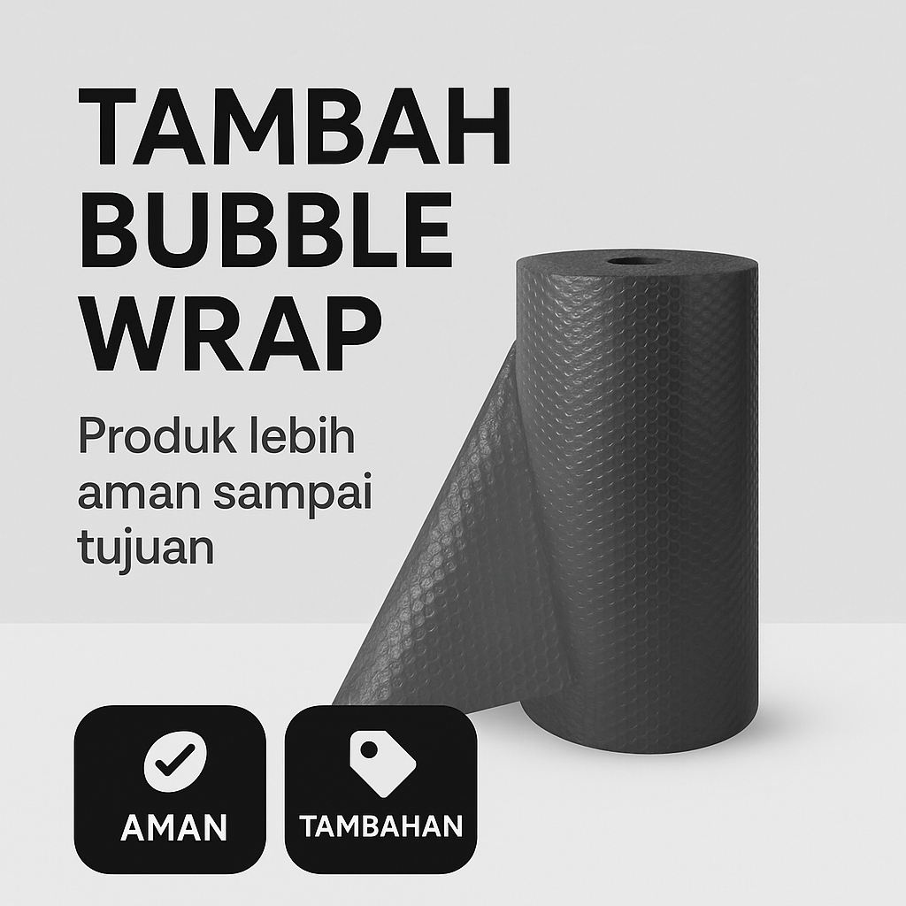 

Tambah Bubble Wrap – Barang Lebih Aman Saat Pengiriman