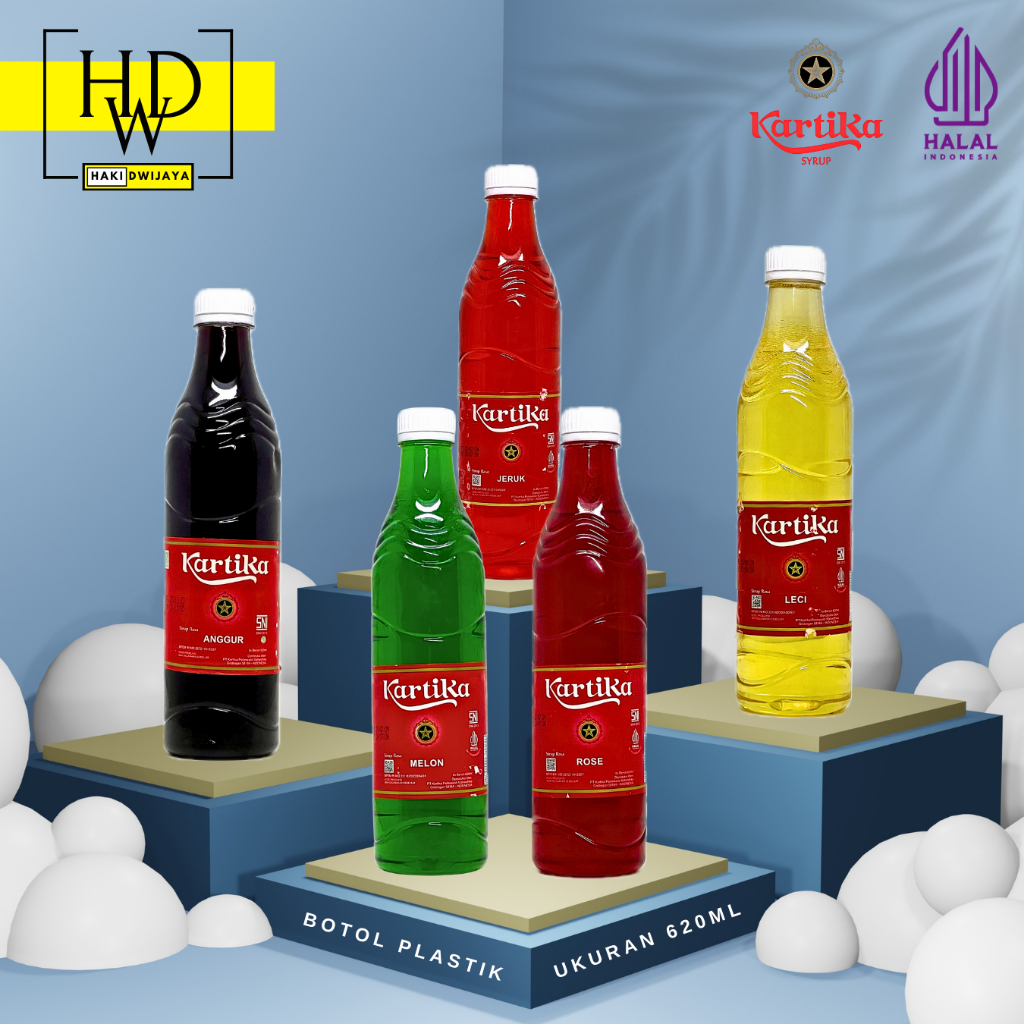 

[620ml] Kartika Sirup Aneka Rasa Segar Pilihan Keluarga Cocok untuk Acara & Sehari-hari