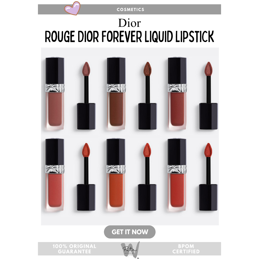 DIOR Rouge Dior Forever Liquid Lipstick • 6ml