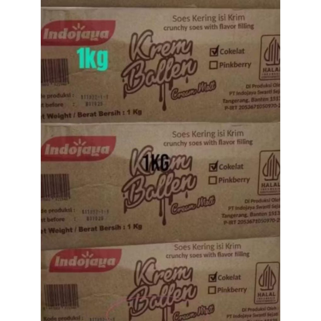

SOES COKLAT KREM BALLEN 1 DUS 2 KG. DOMINATOR SHOP