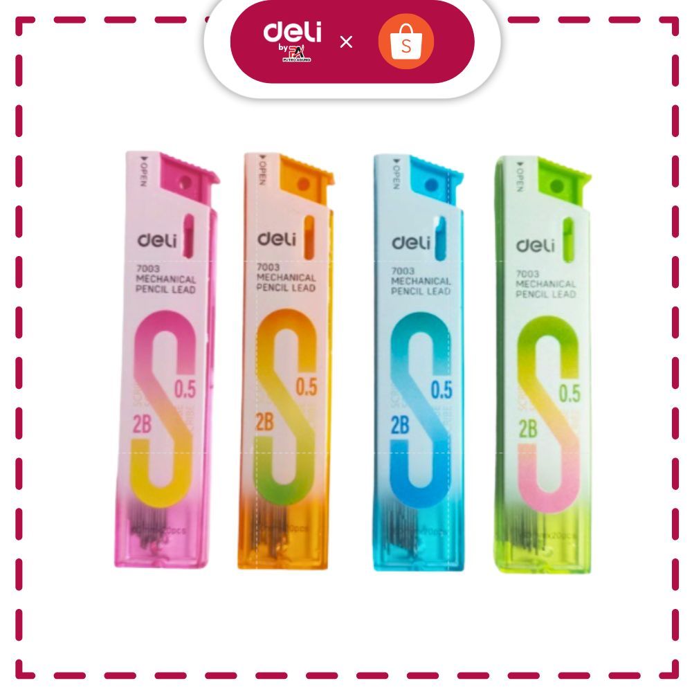 

Deli Mechanical Pencil Leads (0.5mm, 2B) E7003