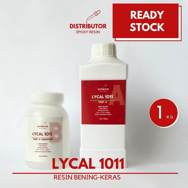 

Resin Bening Lycal lentur | Lycal 6079 + Hardener