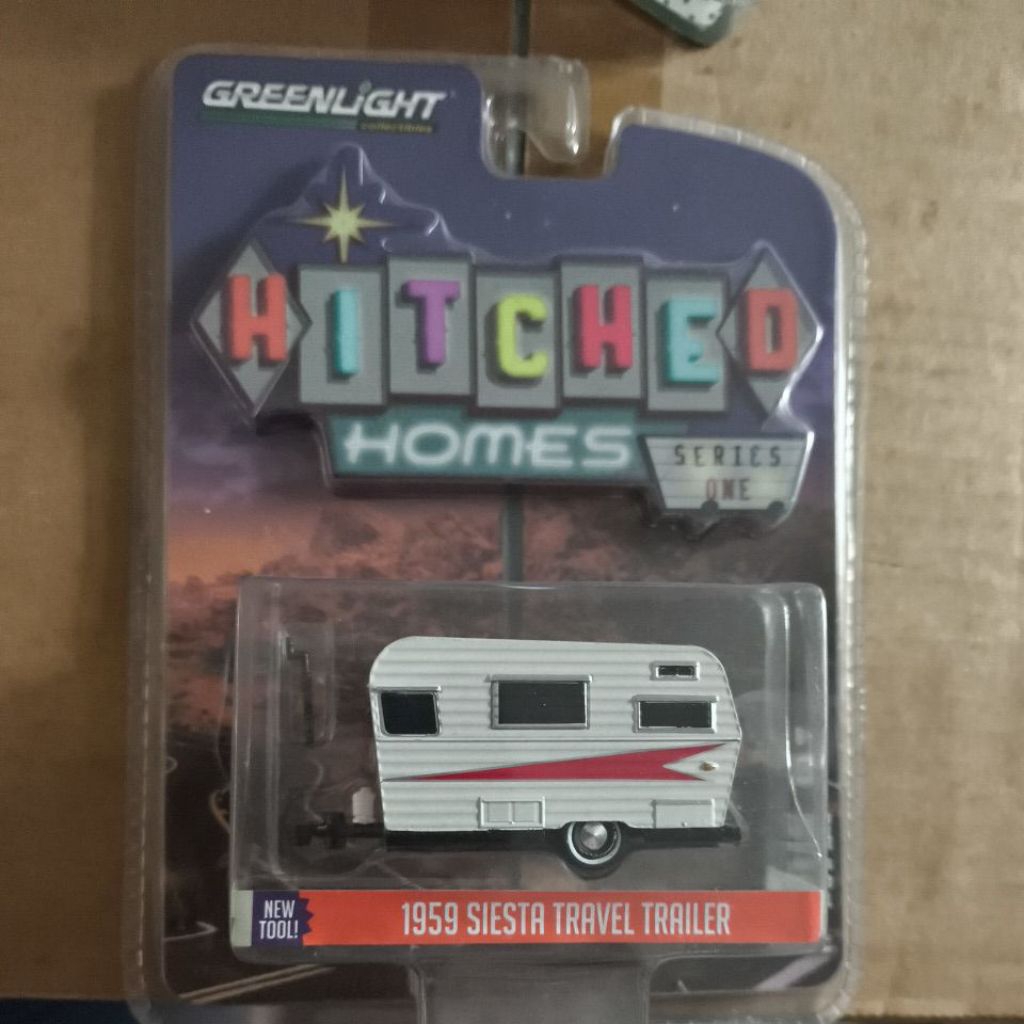 Greenlight Hitched Homes 1959 Siesta Travel Putih Travel Trailer