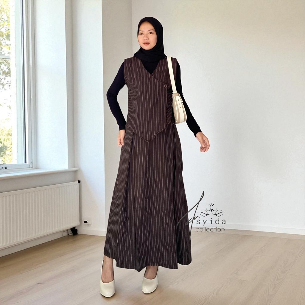 One Set Vest /Set Blazer Wanita /Kaitlyn Setelan Rok Wanita /Setelan Rok /Rok Panjang