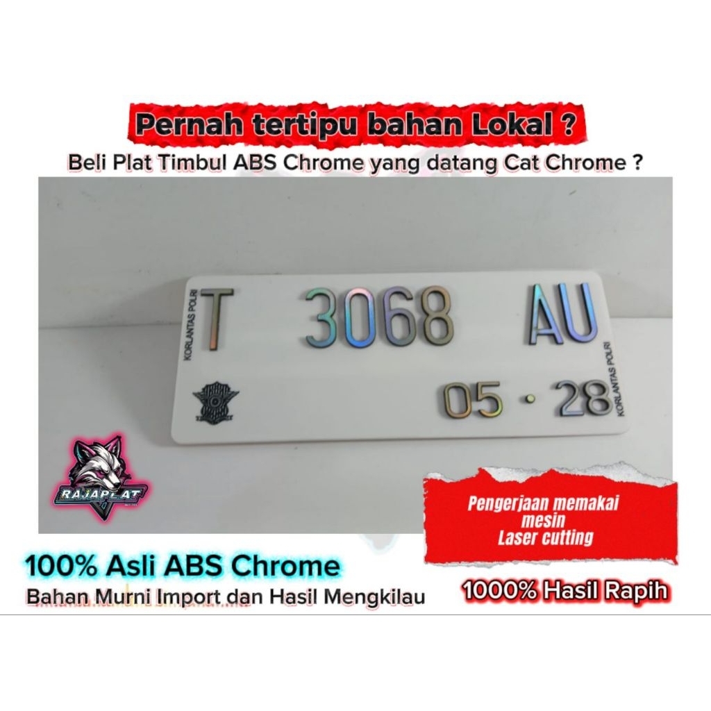 Slazybloom Plat Nomor Acrylic, Plat Nomor Mika, Plat Nomor Laser Cutting, Plat Nomor Cnc, Plat ,
