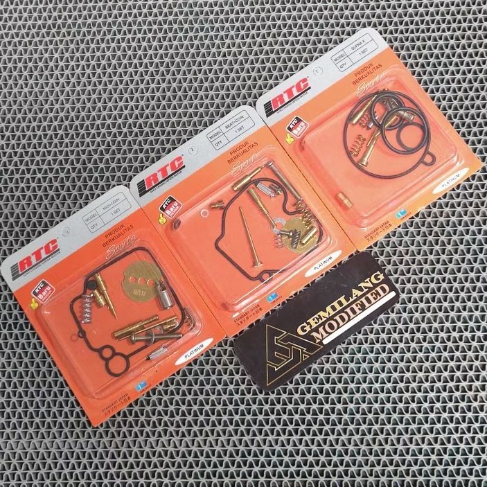 REPAIR KIT + KOIN CARBURATOR RTC ORIGINAL MIO BEAT SUPRA PNP CARBU KARBU ISI DALEMAN