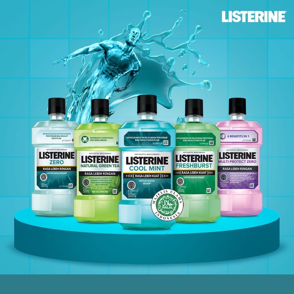Listerine Mouthwash Kumur-Kumur Mulut 250ML