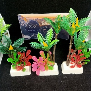 Hiasan Aquarium Bunga Hias Kelapa Mini - Dekorasi Aquarium