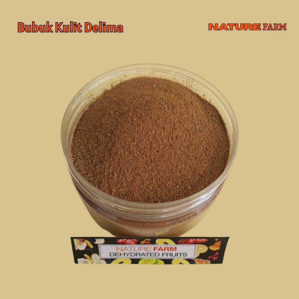 

Nature Farm Premium Bubuk kulit buah delima putih Original Tanpa Campuran Murni 100%