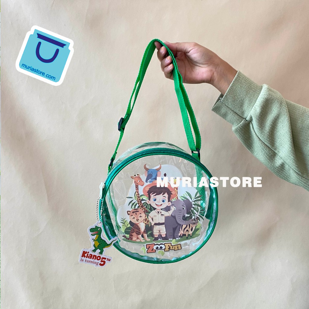 

Bianca Bag Tas Souvenir Ultah Bulat Mika Bening Transparant Free Hang Tag Nama