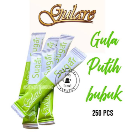 

Gulare Gula putih sachet 8gr isi 250pack - 100pack