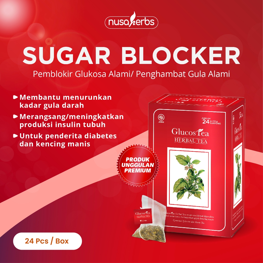 

GlucosTea Teh Penurun Gula Darah Herbal - Menurunkan Insulin Penderita Diabetes (24 Kantong)