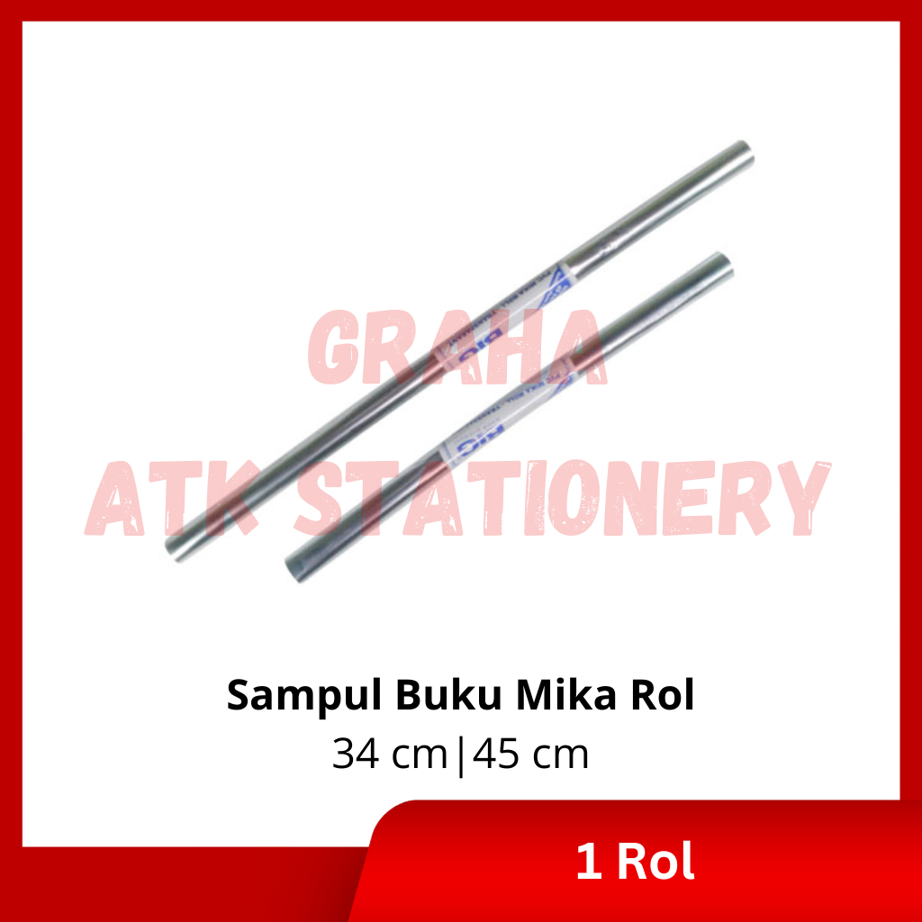 

Sampul Buku Mika Roll 45cm / Sampul Buku Mika Gulung Roll Murah 45cm