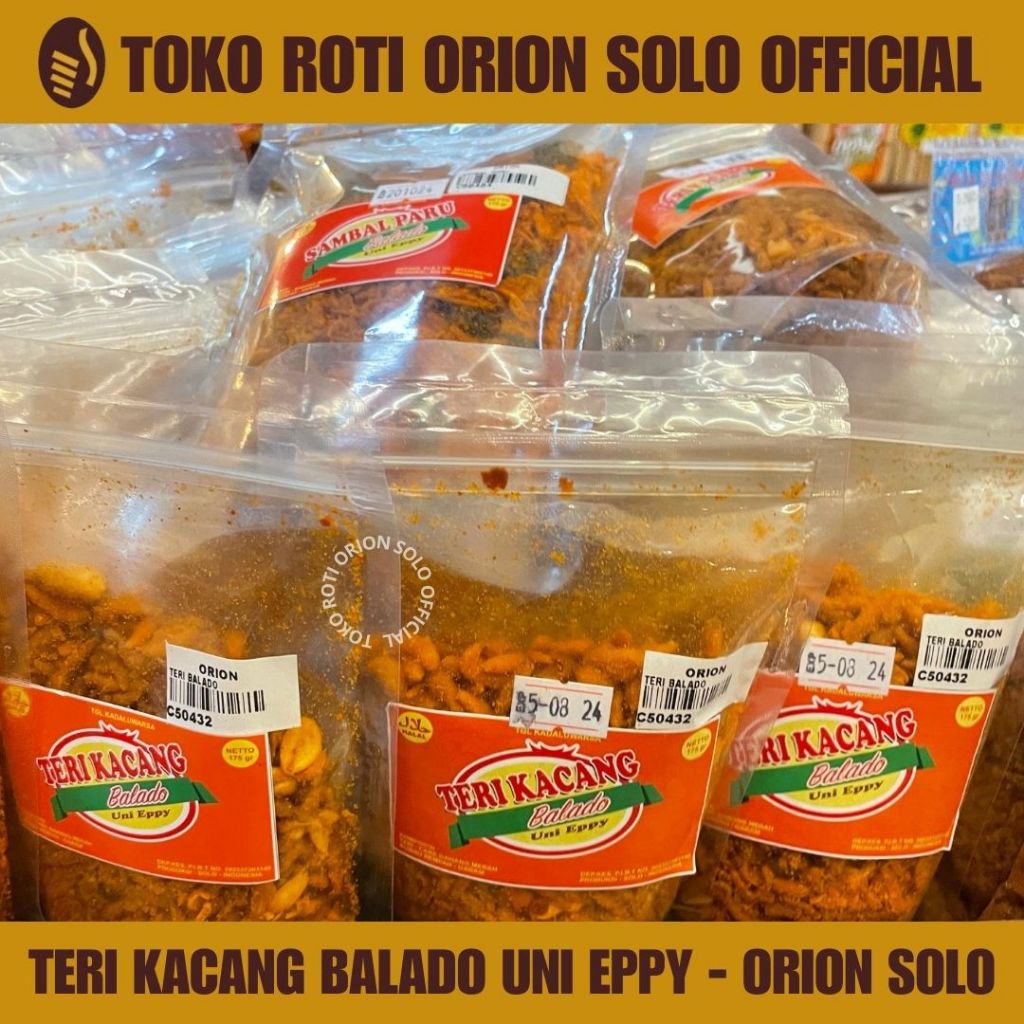 

Sambal Paru Uni Eppy Orion Solo - Teri Kacang Balado Uni Eppy Orion Solo