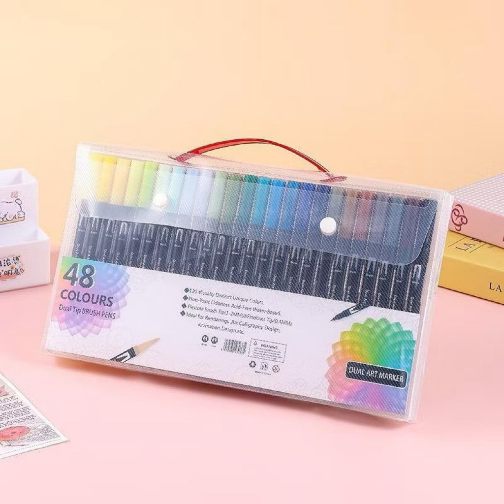 

SPIDOL DUAL TIPS COLOUR PEN- SPIDOL SET | KRAZNAYA shop