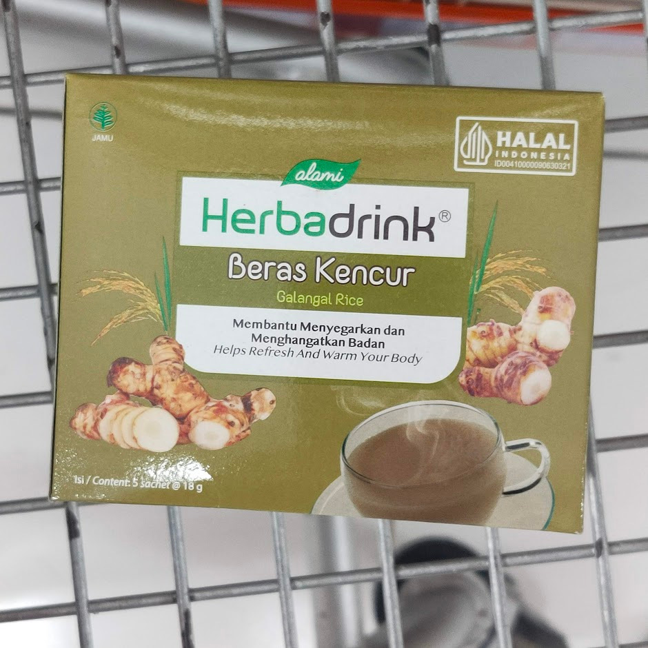 

Alami HERBADRINK Beras Kencur box isi 5x18gr