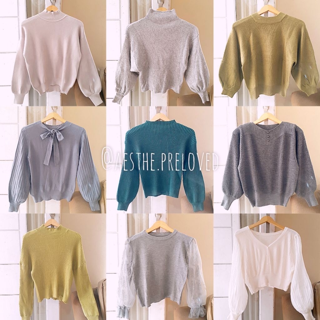 vol.1 (part 2) - knitwear basic balon brand|| GRL|| GUGU|| EARTH|| UNI|| MAJEST|| RAY CASSIN|| INGNI