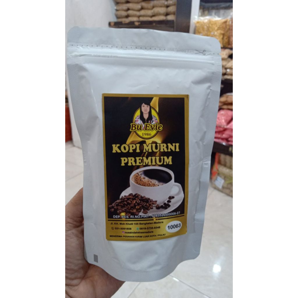 

Kopi Murni Premium Bu Evie 150gr