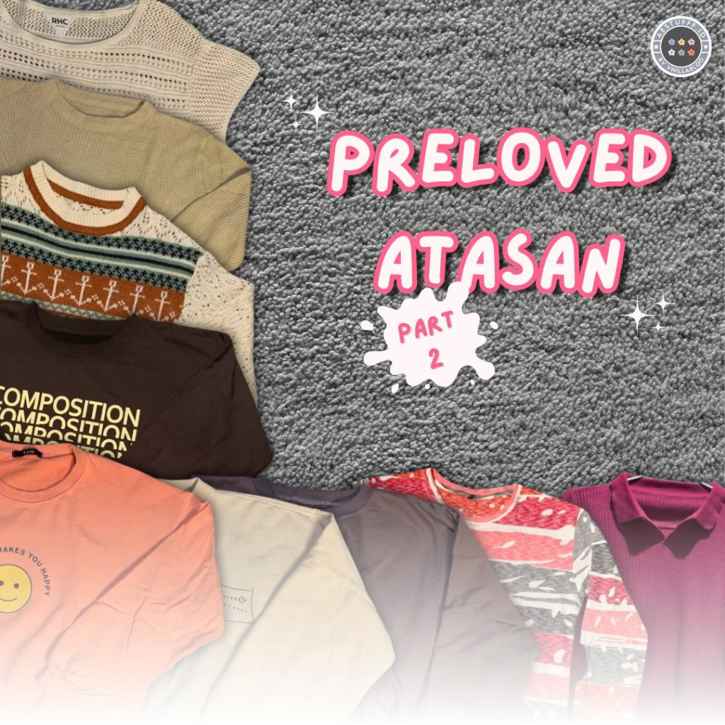 Preloved Atasan #2 - Shirt, Rajut, Sweater, Vest, Hijab