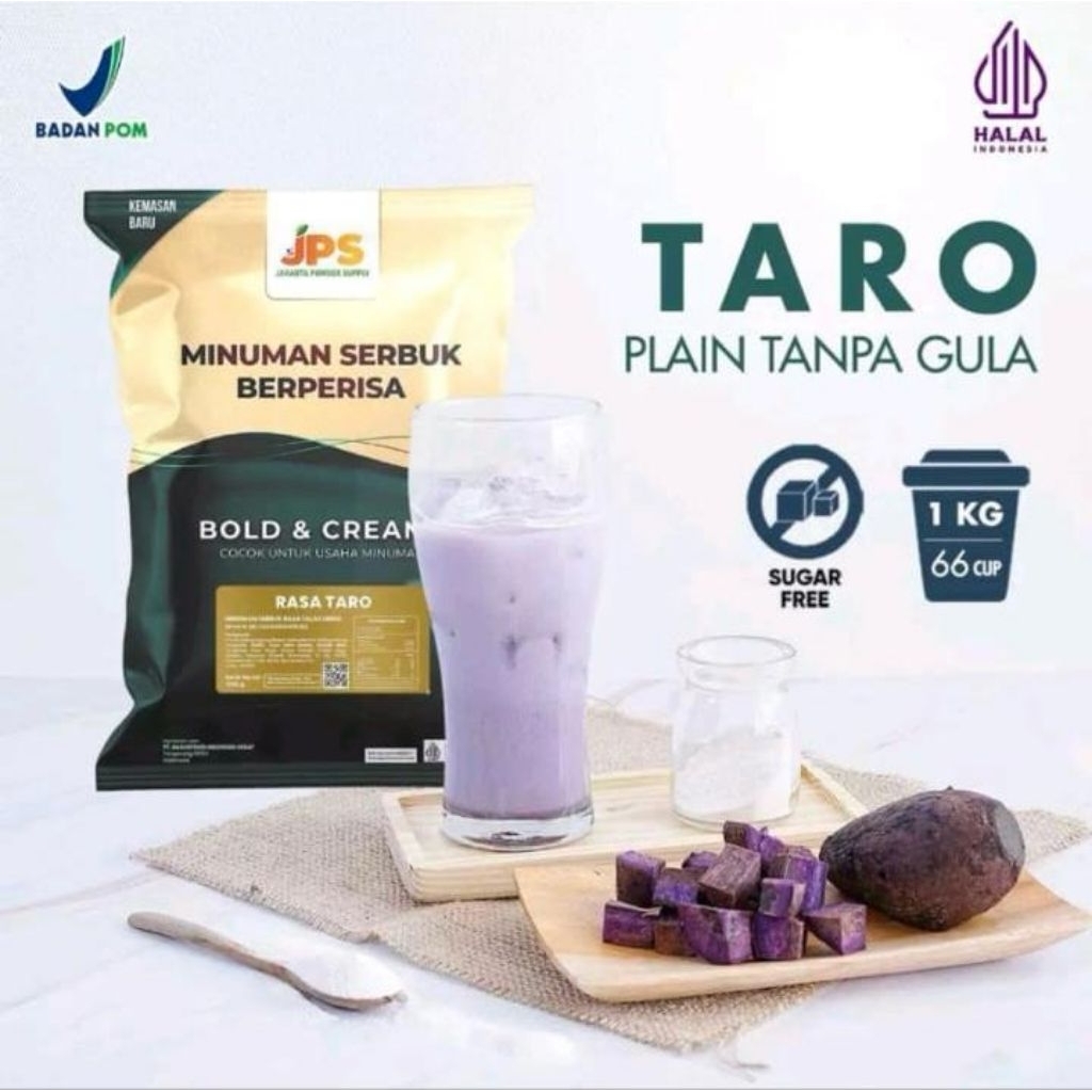 

Power Drink JPS Bubuk Minuman Rasa Taro Plain 1 Kg
