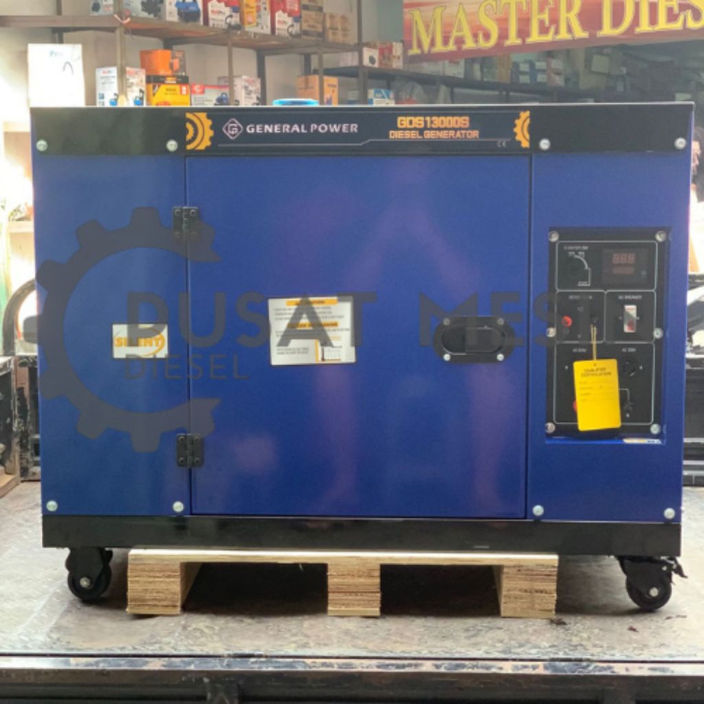 GENSET SILENT SOLAR 9000 WATT GENERAL GDS13000SS 1 PHASE