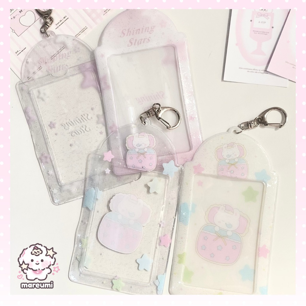 

[MAREUMI] Clear PVC Photocard Holder Transparant ID Card Holder Cahol