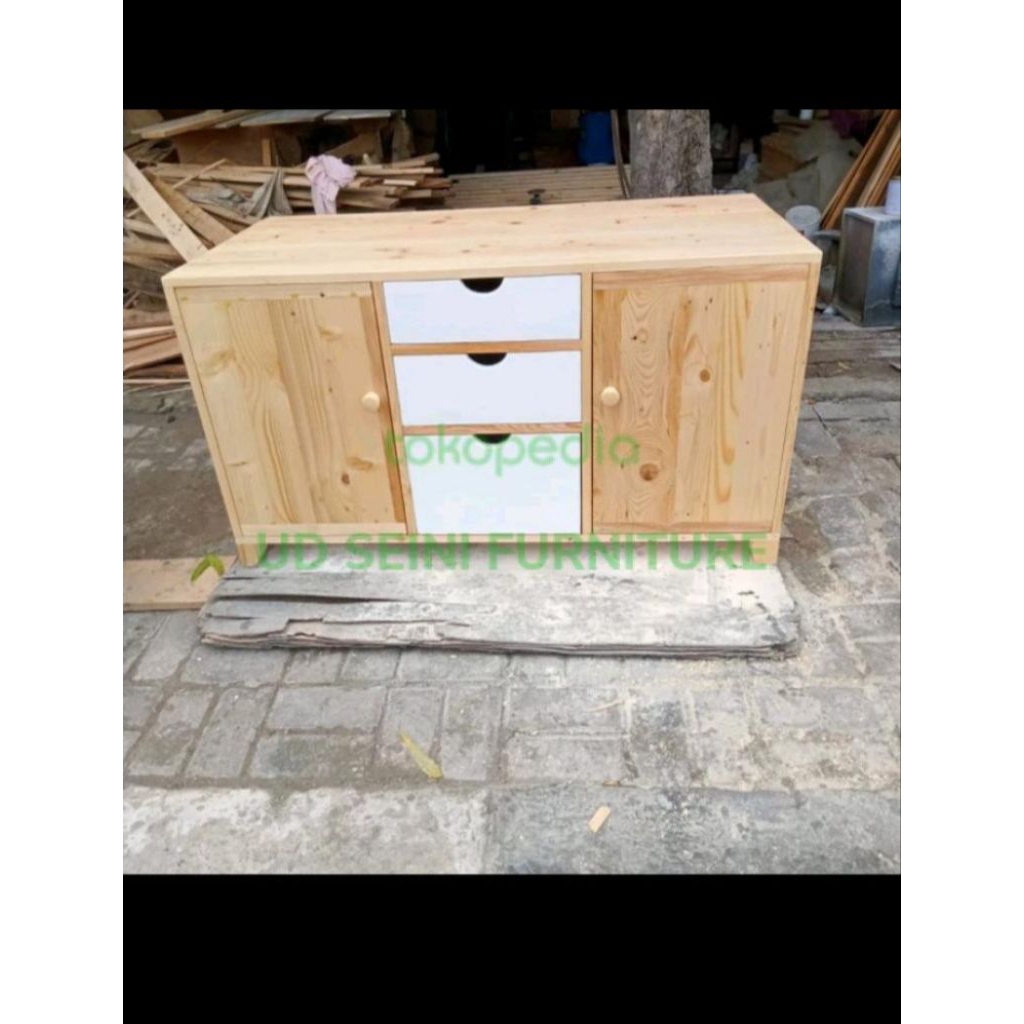 rak tv meja tv meja jati Belanda