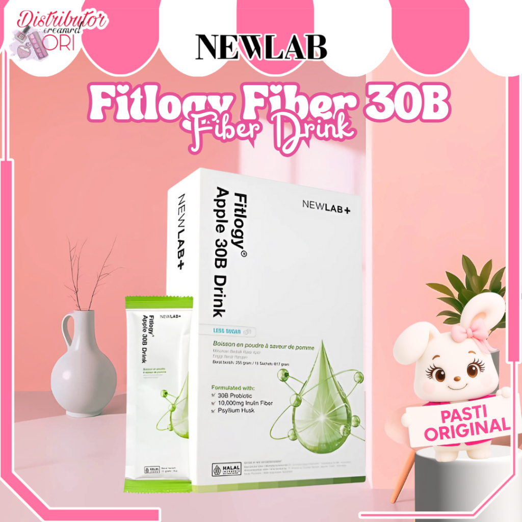 NewLab Fiber 30B-Probio | High Fiber and Probiotic Drink | Minuman Probiotik | Fiber Drink untuk Die