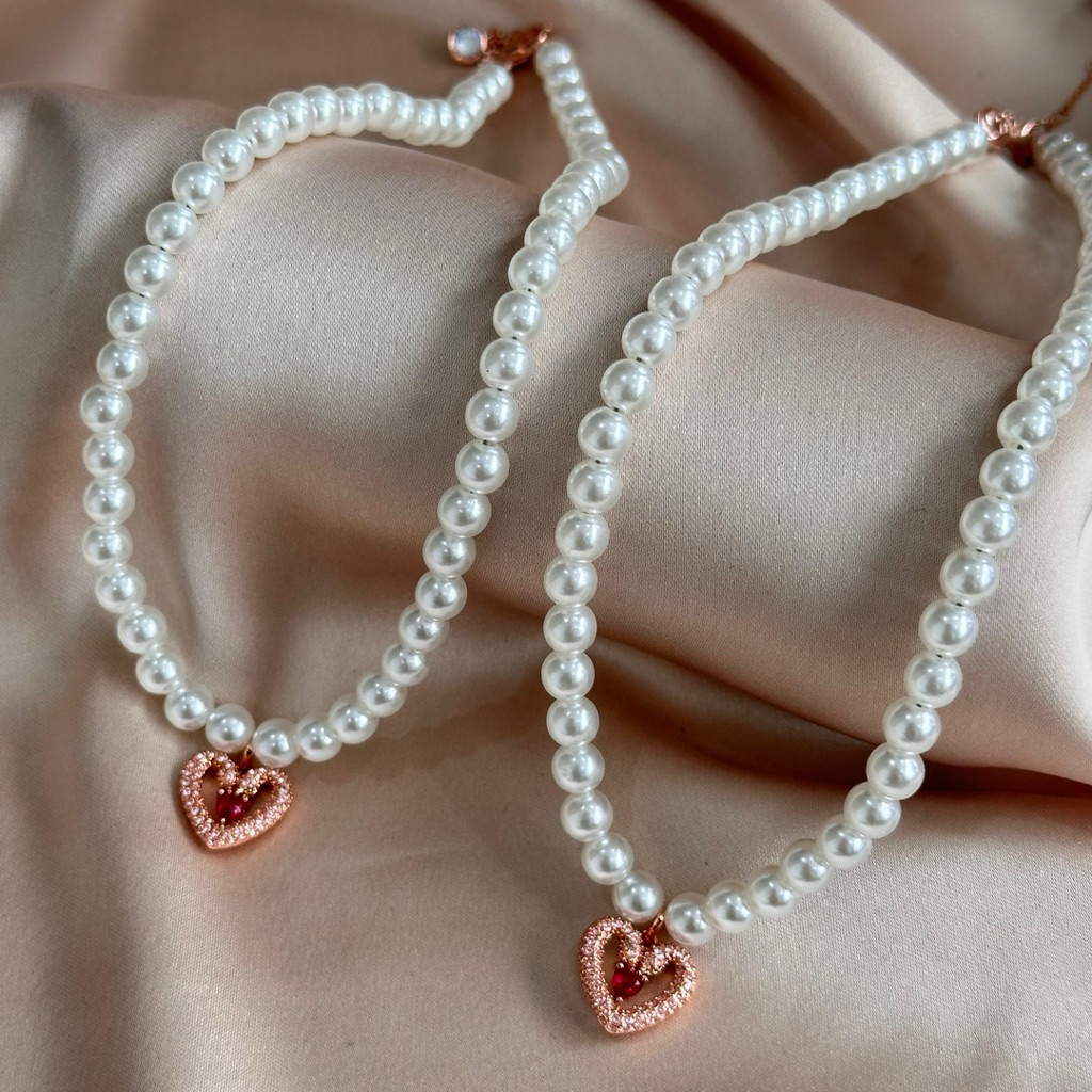 Necklace Pearl love edition accesoris