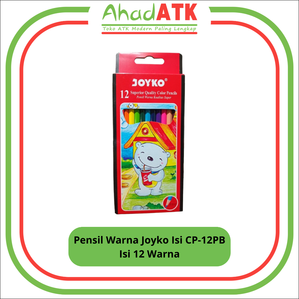 

PENSIL WARNA JOYKO ISI 12 WARNA CP-12PB