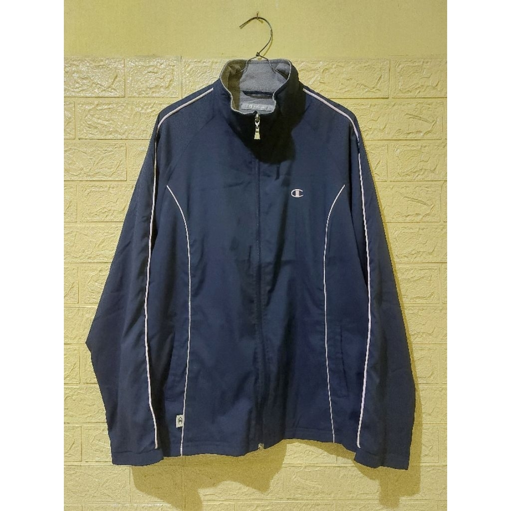 Champion Jaket Tracktop Navy