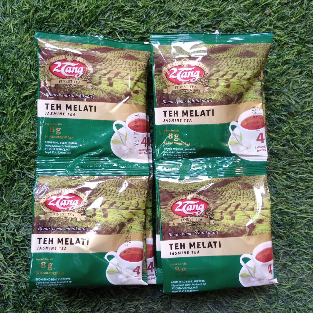 

Teh celup Cap 2Tang 10 Sachet Teh Hijau Melati