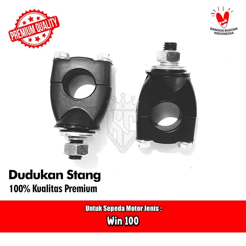 Dudukan Pencepit Breket Stang Honda Win 100 GF6 Tebal