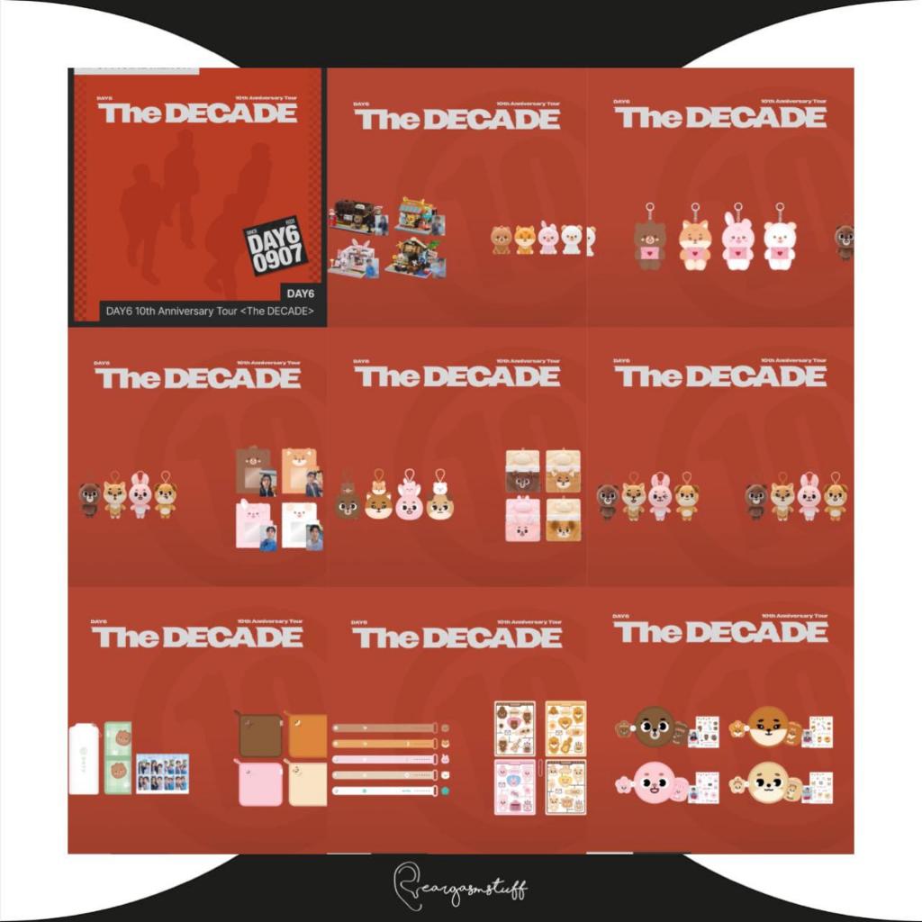 DAY6 10TH ANNIVERSARY TOUR THE DECADE OFFICIAL MERCHANDISE / MERCH / MD