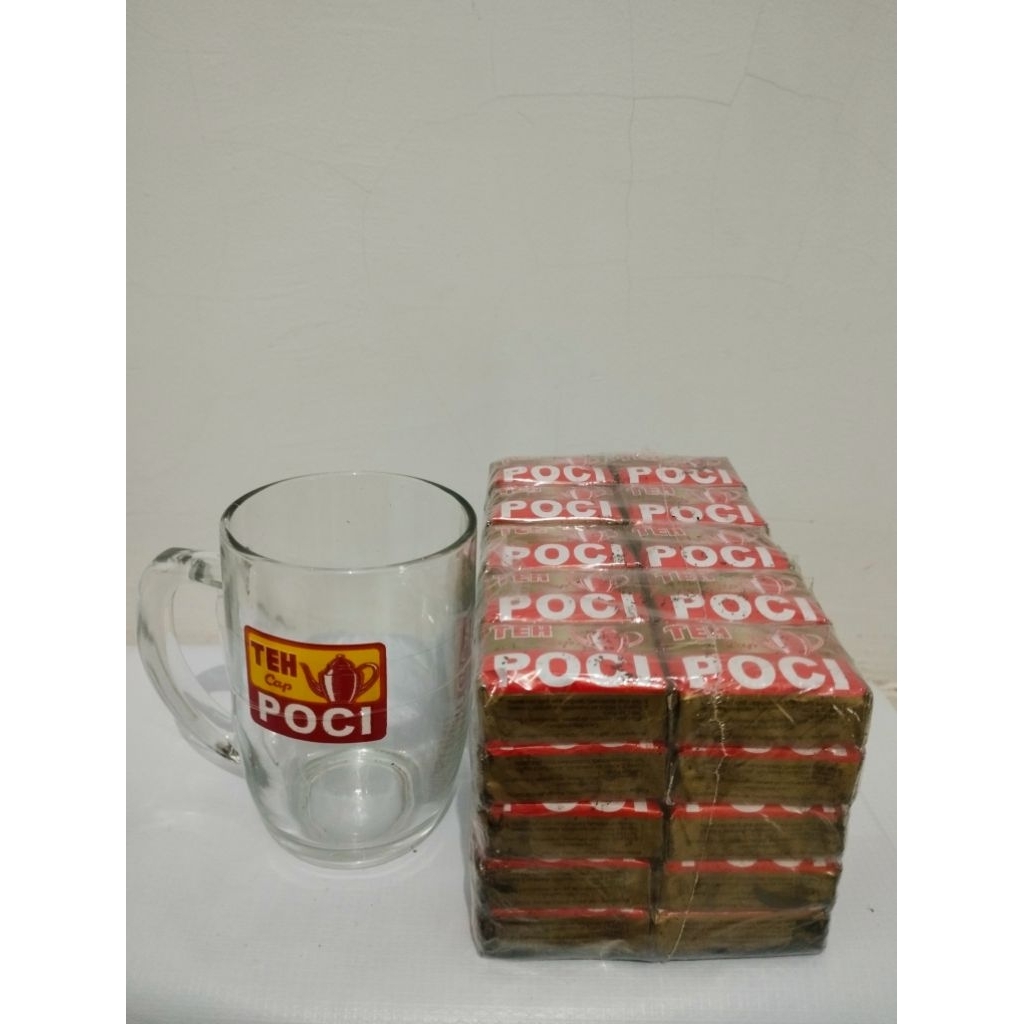 

Teh Poci Gold bonus gelas cantik