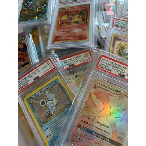 One Random PSA Graded and Authenticated Encased Pokemon Card (Perfect for Display)