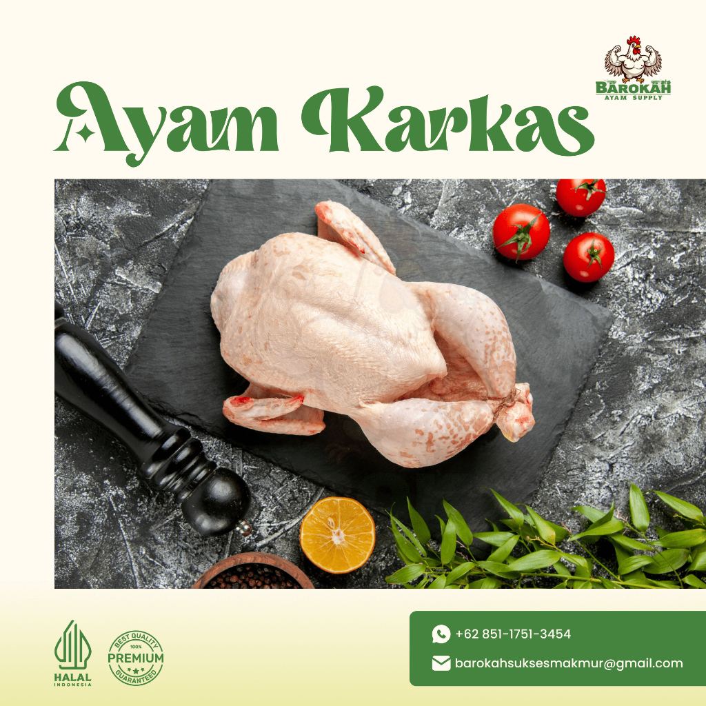 

Ayam Karkas Segar dan Frozen