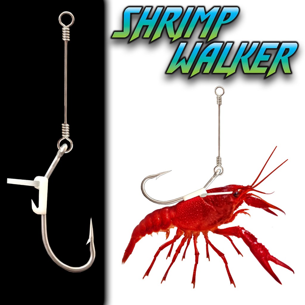 SHRIMP WALKER Mata Kail Umpan Udang Hidup Asli Memancing Kanama Smart Bait Pancing Ramah Lingkungan