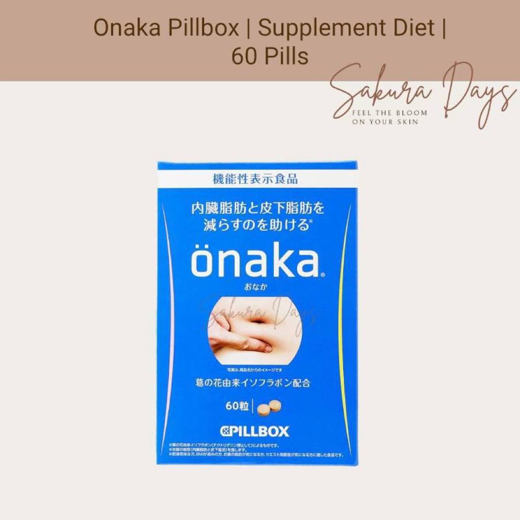 READY STOCK - ONAKA pillbox / Obat Diet Onaka Original Japan