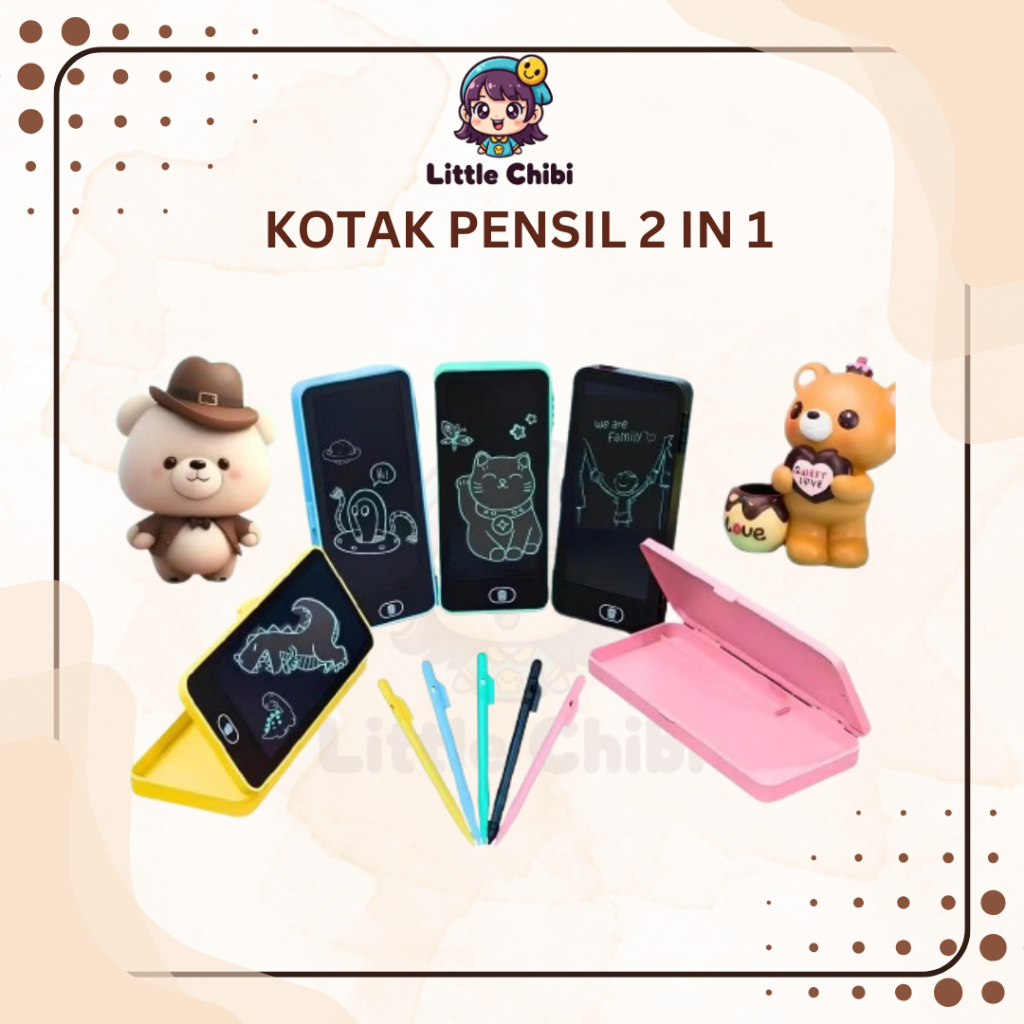 

Kotak Pensil Case Besar Lcd Writing Drawing Box Case Ukuran Besar Pencil Drawing Pad Edukasi 2in1