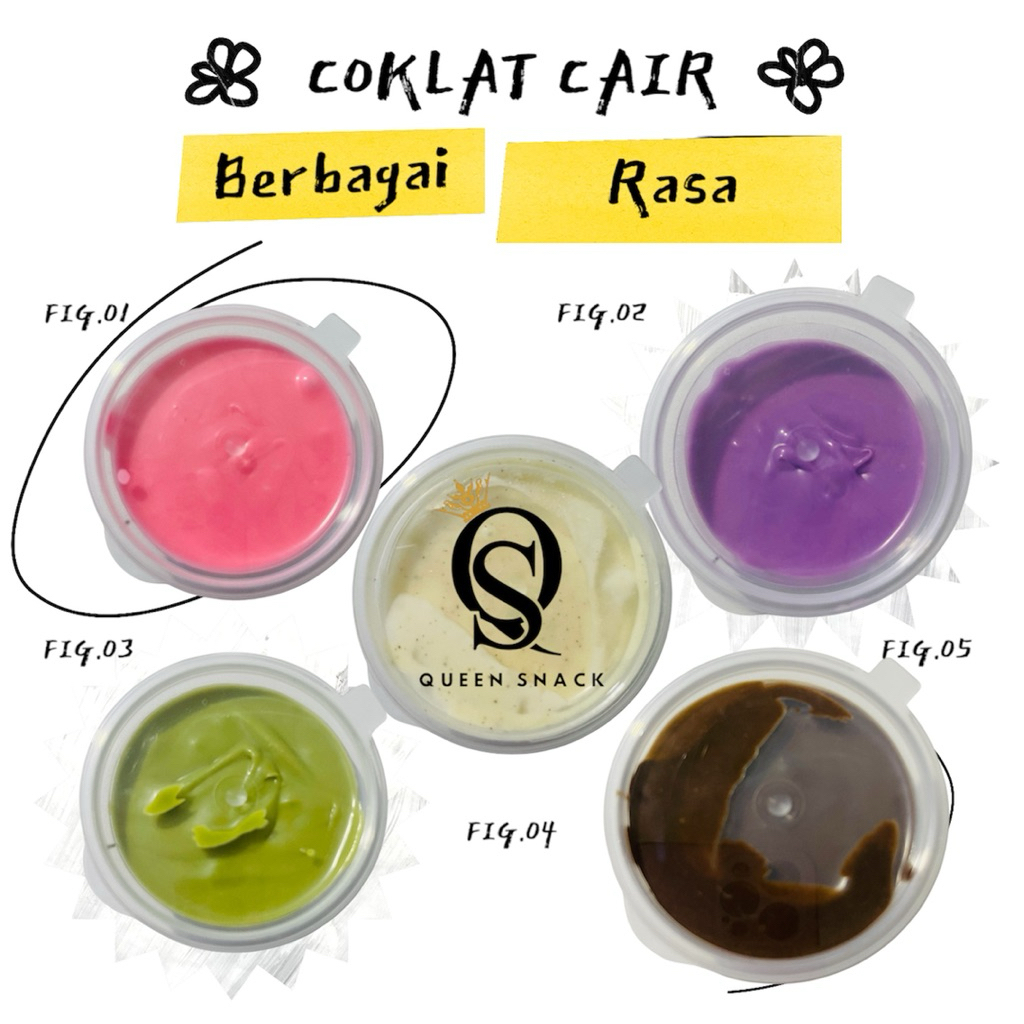 coklat cair/ Coklat aneka rasa/ saos manis/ coklat cair glaze / coklat cair toping / coklat