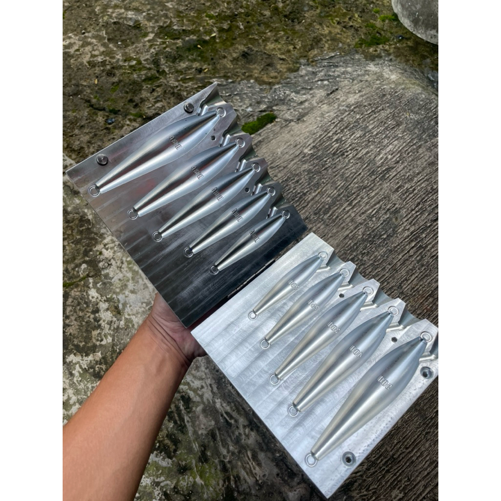 cetakan timah pemberat pancing