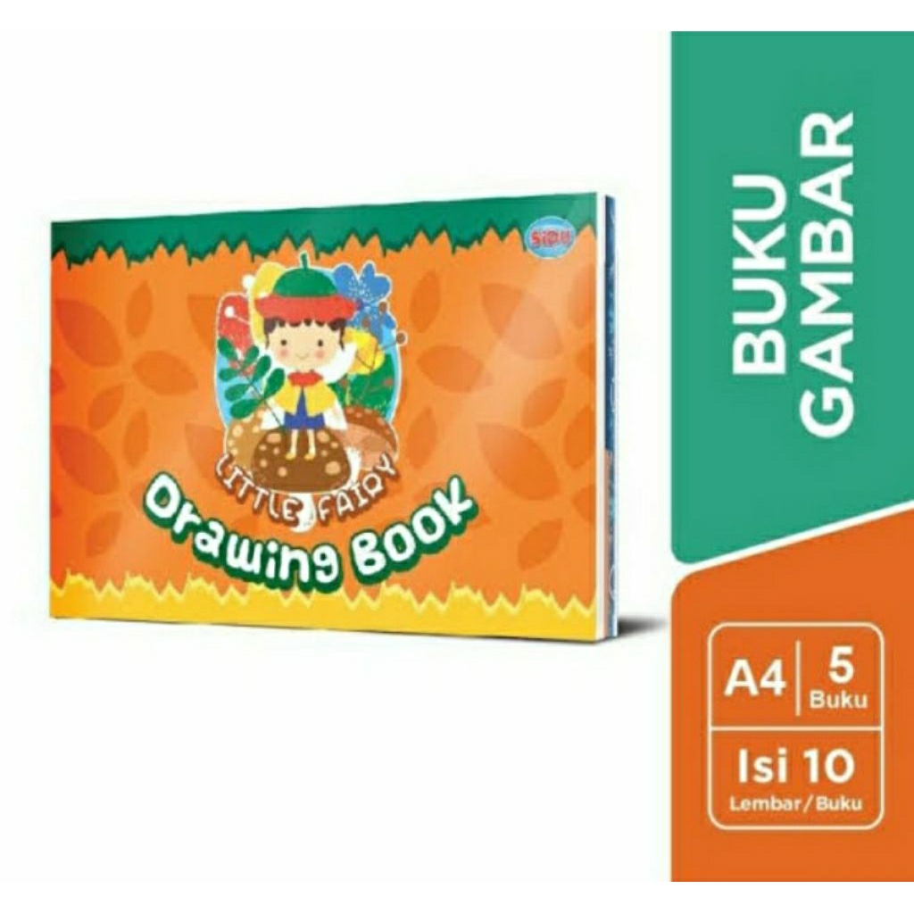 Buku gambar sidu A4 isi 10 lembar (1 pack isi 5 buku gambar)