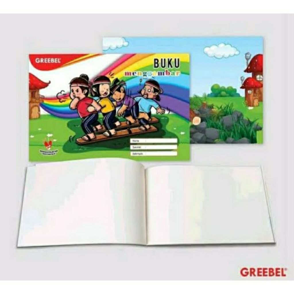 

Buku gambar greebel ukuran A4 isi 8 lembar