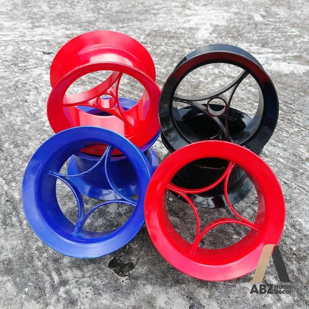 Bladu Layangan Gulungan Kenur Gelasan Motif Velg Polos