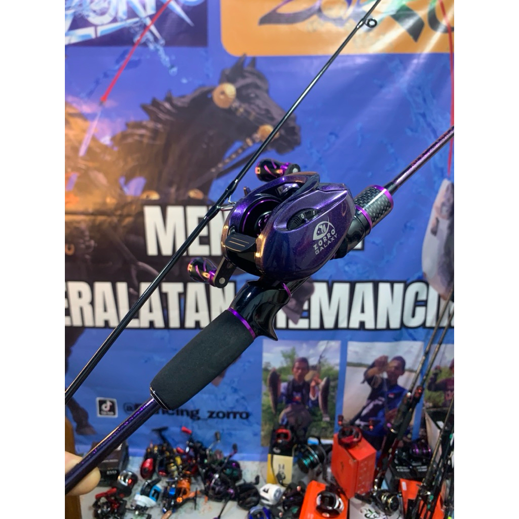 pancing uL zorro zombie 1.8M set bc zorro galaxsy dragcliker handle kiri