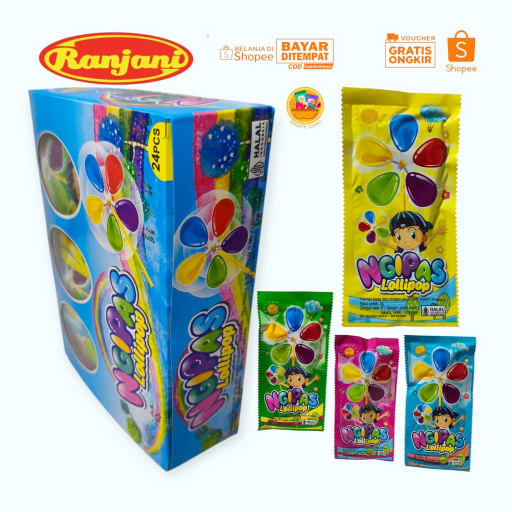 

PERMEN NGIPAS LOLLIPOP PERMEN BENTUK BALING BALING 1 BOX 24 PCS