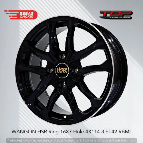 Velg Mobil R16 Harga Promo - Pelek Wuling Binguo HSR WANGON Pcd 4X114,3 Ring 16