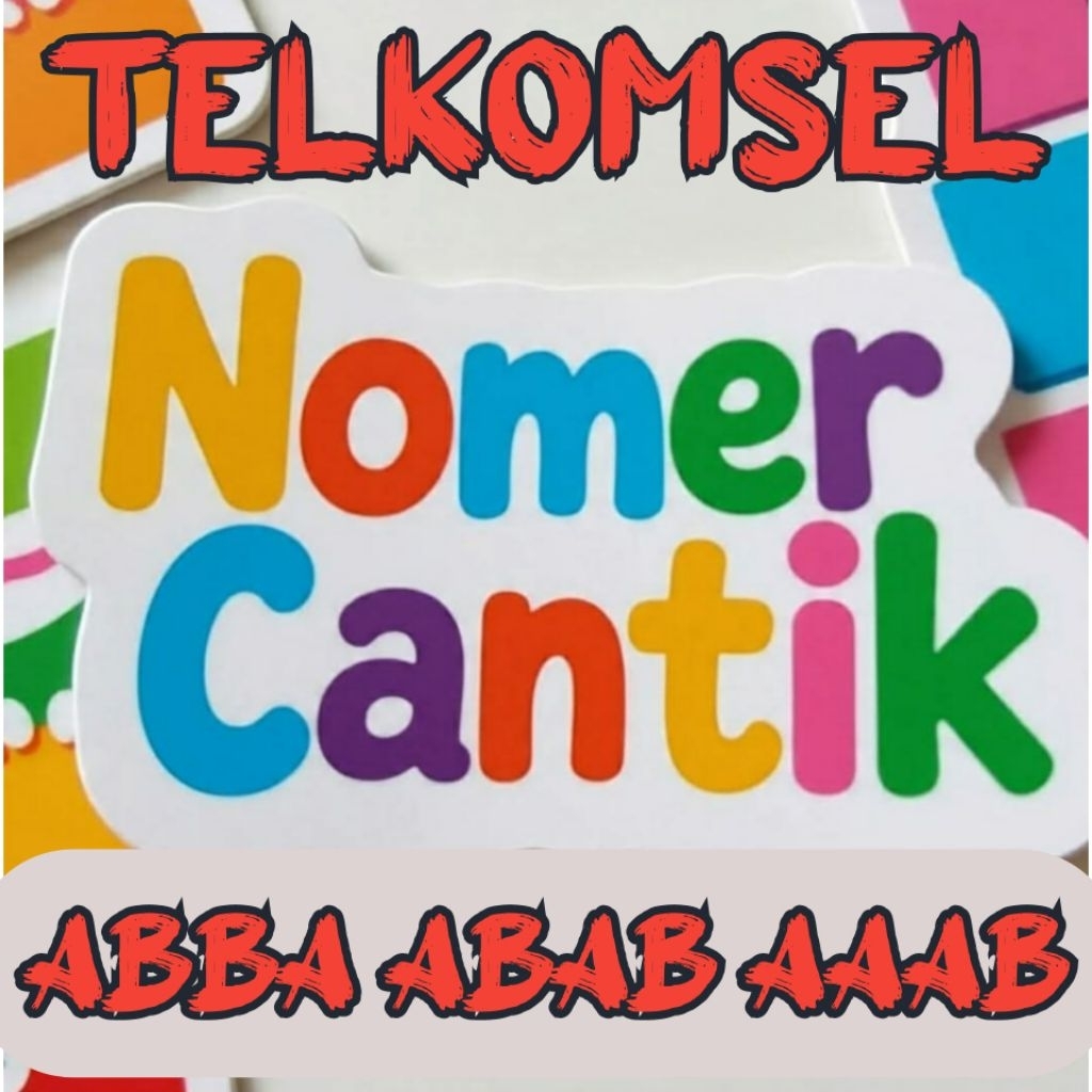 Kartu Telkomsel Simpati Lawas 2022 Nomor Cantik Telkomsel ABAB/ABBA/AAAB PROMO DISKON 65% Combo Sakt
